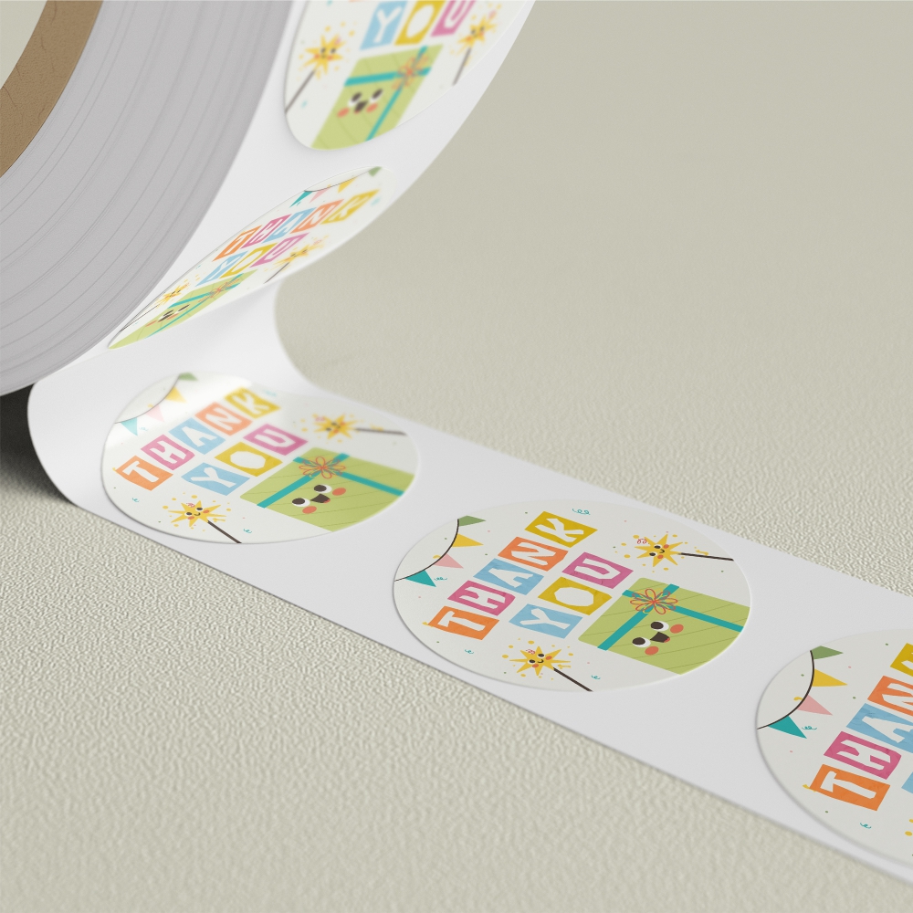TEŞEKKÜR STICKER TASARIMI VE BASKISI